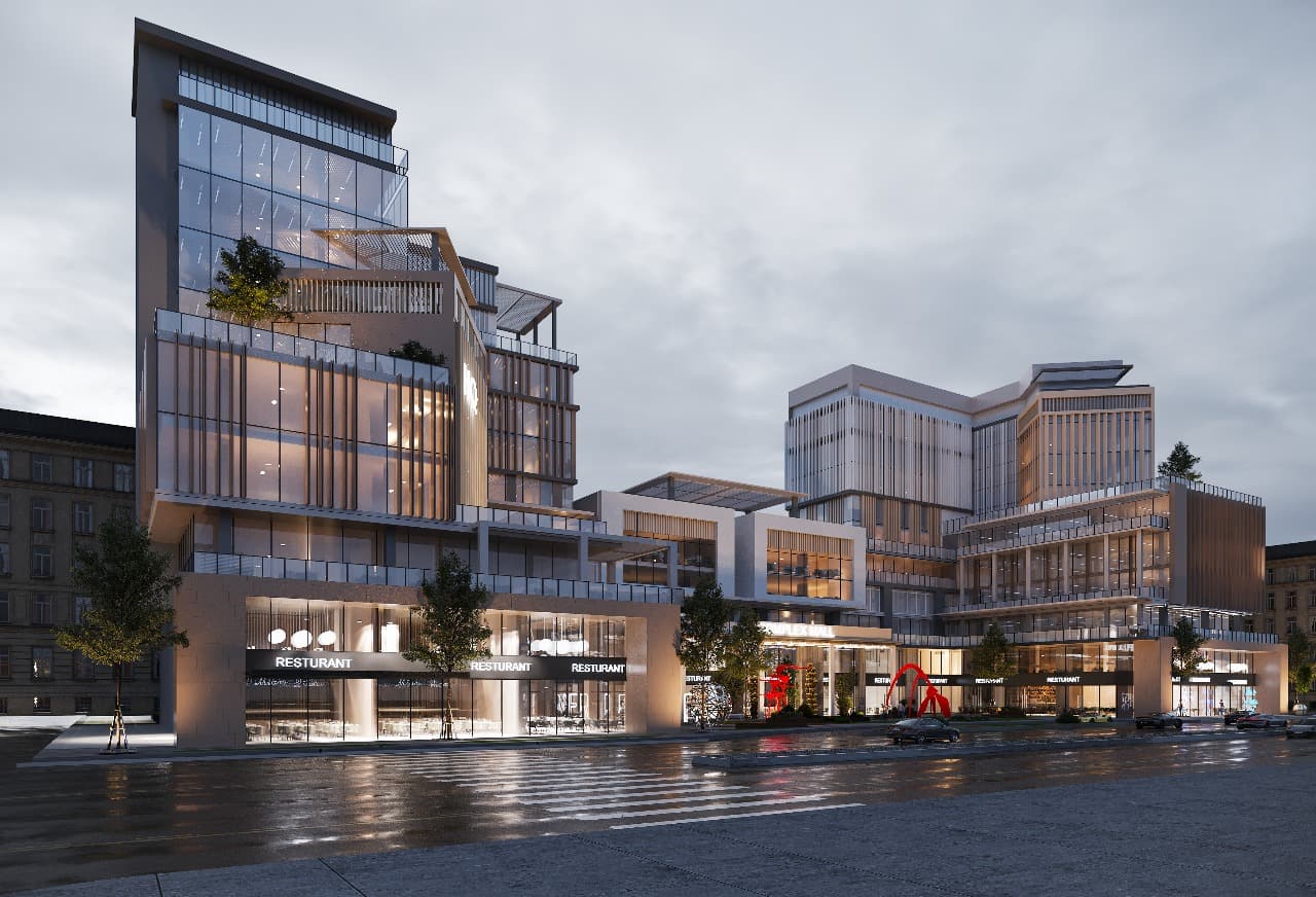 يسعدنا أن نشارك مشروعنا الموقع حديثًا: المركز الإداري والتجاري - التحلية.